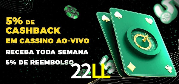 Promoções do cassino ao Vivo 22LL